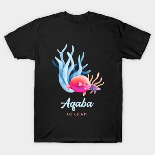 Aqaba Jordan Red Sea Coral Reef Tropical Fish T-Shirt